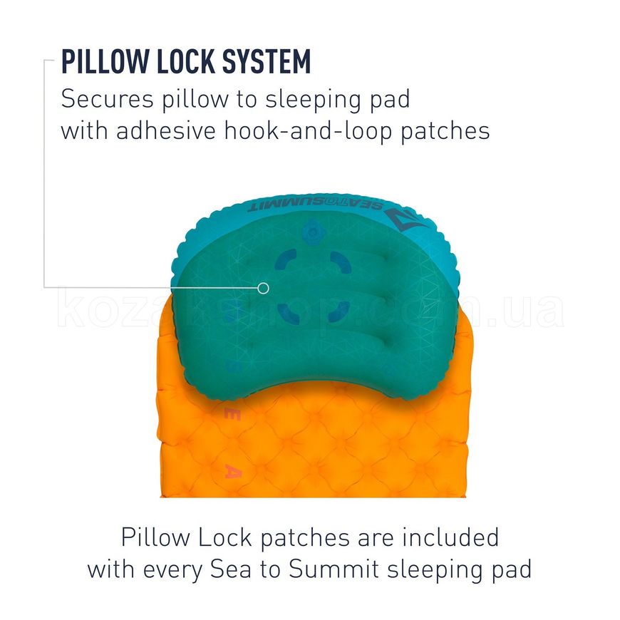 Надувна подушка Sea to Summit Aeros Ultralight Pillow, Sea Foam (Large)