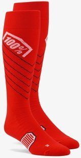 Носки Ride 100% HI-SIDE Thin Socks [Red], L/XL