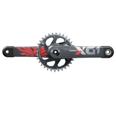 Шатуны SRAM X01 Eagle Superboost+ DUB 12s 165 w Direct Mount 32T X-SYNC 2 Chainring Lunar Oxy Red (DUB Cups/Bearings not included) C3