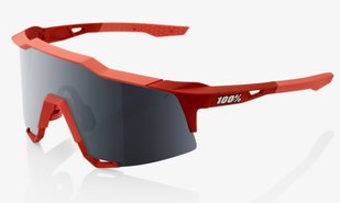 Велосипедные очки Ride 100% SpeedCraft - Soft Tact Coral - Black Mirror Lens, Mirror Lens