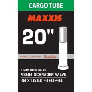 Камера Maxxis CARGO 20x1.5/2.5 Schrader 48мм 1.5мм