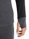 Термокофта Icebreaker 260 Zone LS Crewe MEN [JET HEATHER/BLACK] - S