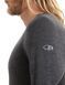 Термокофта Icebreaker 260 Zone LS Crewe MEN [JET HEATHER/BLACK] - S