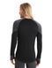Термокофта Icebreaker 260 Zone LS Crewe MEN [JET HEATHER/BLACK] - S