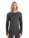 Термокофта Icebreaker 260 Zone LS Crewe MEN [JET HEATHER/BLACK] - S