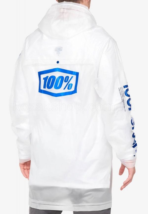 Дощовик Ride 100% TORRENT Raincoat [Clear], XXL