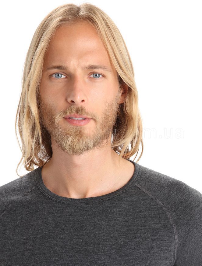 Термокофта Icebreaker 260 Zone LS Crewe MEN [JET HEATHER/BLACK] - S