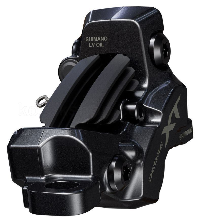 Тормоз Shimano Deore XT M8220 4-поршневой передний/левый 1000 мм
