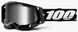 Маска 100% RACECRAFT 2 Goggle Black - Mirror Silver Lens, Mirror Lens