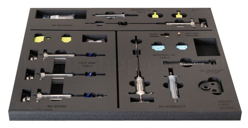 Набор для прокачки тормозов Unior Tools Bleedkit set