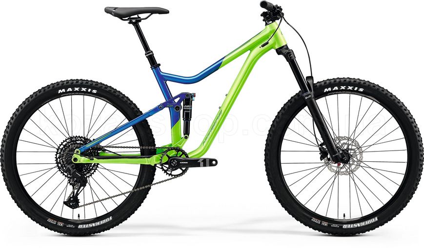 Велосипед MERIDA ONE-FORTY 400 XL LIGHT GREEN/GLOSSY BLUE [2020]