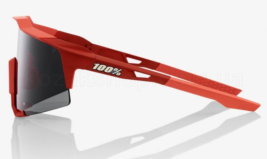 Велосипедні окуляри Ride 100% SpeedCraft - Soft Tact Coral - Black Mirror Lens, Mirror Lens