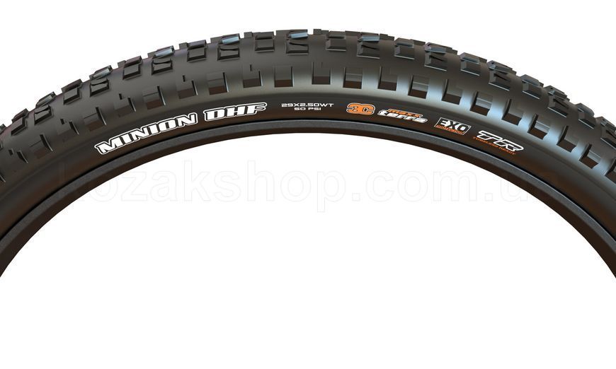 Покришка Maxxis MINION DHF 27.5X2.50WT TPI-60 EXO+/3CG/TR