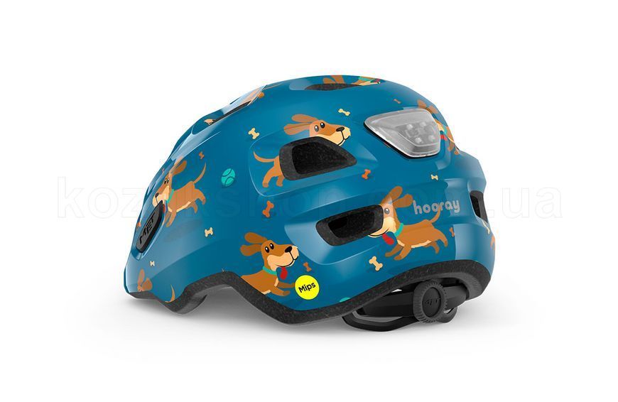 Шолом дитячий MET Hooray MIPS [Blue Teckel | Glossy] - XS (46-52 см)