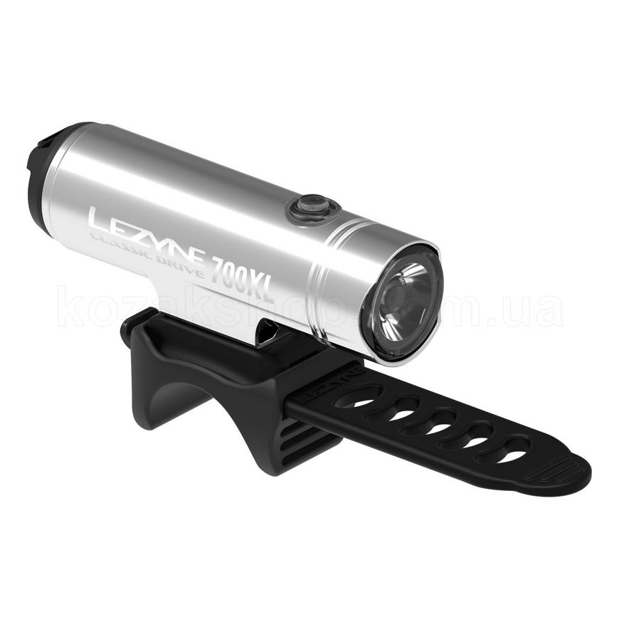 Вело ліхтар Lezyne CLASSIC DRIVE XL - Сріблястий