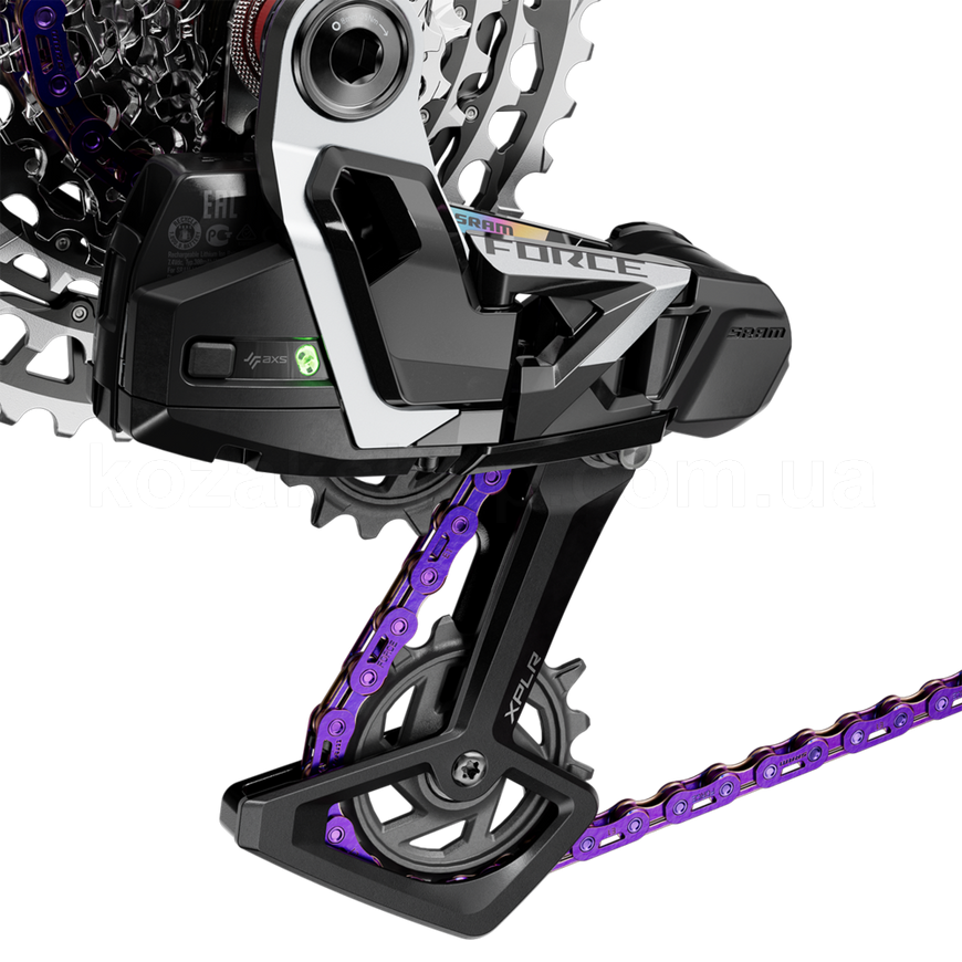 Велосипедная цепь SRAM Force E1 Flattop - 12/13 speed - Purple - 126Links with PowerLock