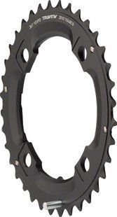 Зірка SRAM Chain Ring MTB 36T S1 104 BCD 49 chainline AL5 Blast Black 2x10 Long Pin (36/22)