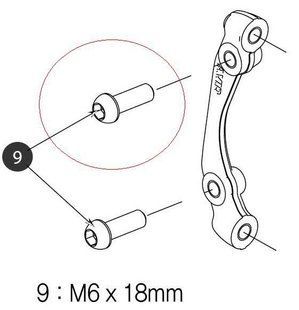 Болты для адаптера IS AVID Bracket Mounting Bolt Qty 20 (11.5015.069.340)