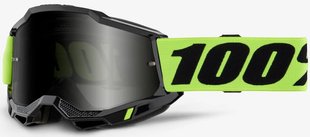 Маска Ride 100% ACCURI 2 SAND Goggle Neon Yellow - Smoke Lens, SAND