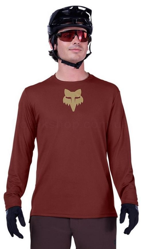 Вело джерсі FOX RANGER LS Jersey - FOXHEAD [Rust], S