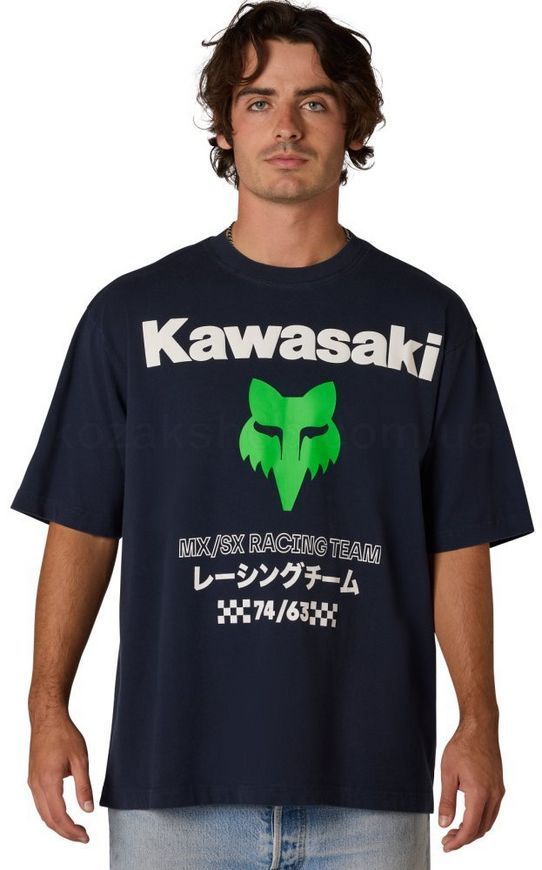 Футболка FOX Short Sleeve Tee - KAWI&reg; [Midnight], M