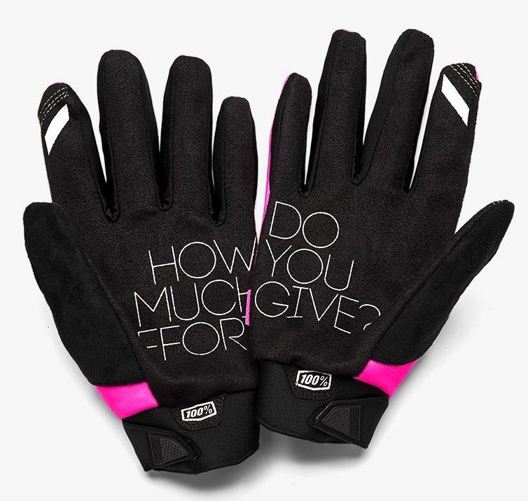 Зимові мото рукавички RIDE 100% BRISKER women's Cold Weather [Pink], S (8)