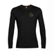Термокофта Icebreaker 200 Oasis LS Crewe Alps 3D MEN [BLACK] - S