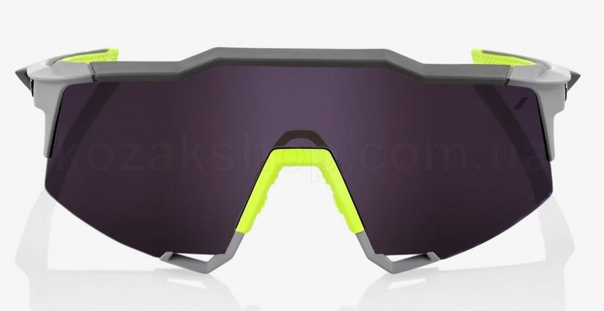 Велосипедные очки Ride 100% Speedcraft - Soft Tact Midnight Mauve - Purple Lens, Colored Lens