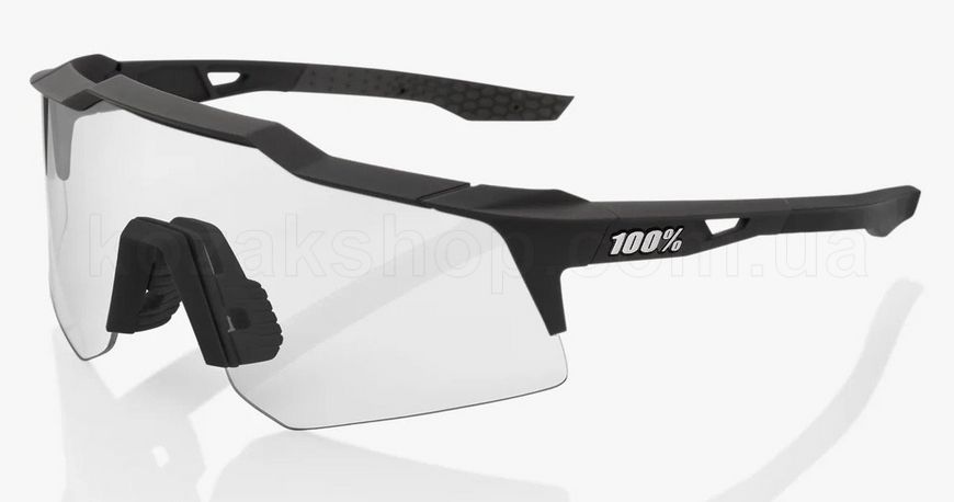 Очки Ride 100% SPEEDCRAFT XS - Soft Tact Black - Smoke Lens, Colored Lens