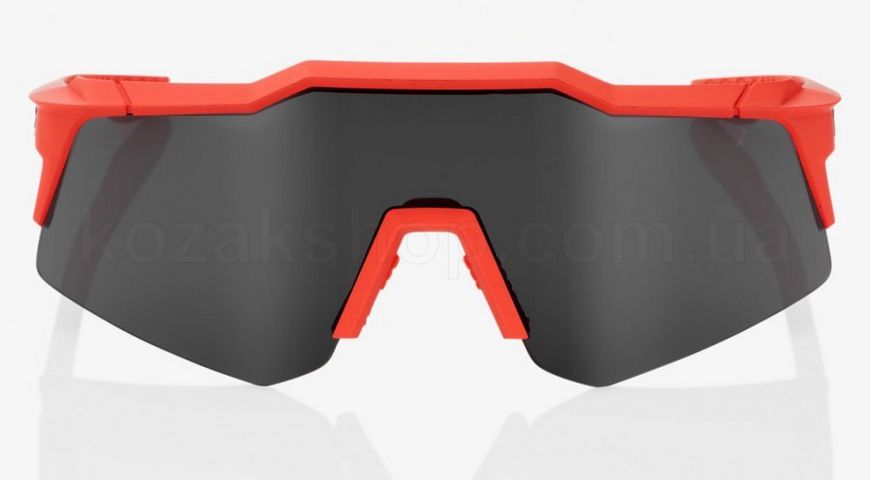 Велосипедні окуляри Ride 100% SpeedCraft XS - Soft Tact Coral - Smoke Lens, Colored Lens