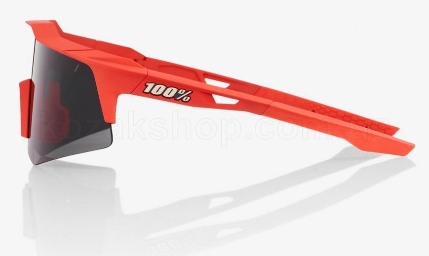 Велосипедні окуляри Ride 100% SpeedCraft XS - Soft Tact Coral - Smoke Lens, Colored Lens