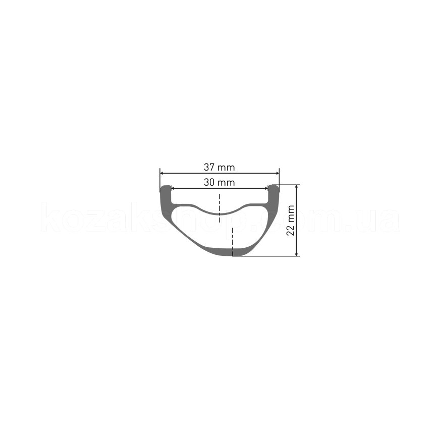 Обод DT Swiss XMC 320 29X30 28h Carbon