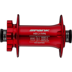 Передня втулка SPANK HEX J-Type Boost F15/20, Red