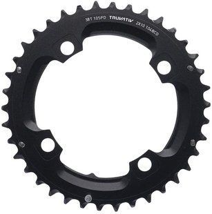 Зірка SRAM Chain Ring MTB 38T S1 104 BCD 49 chainline AL5 Blast Black 2x10 Long Pin (38/24)
