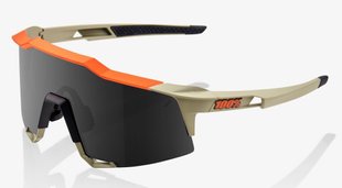 Велосипедные очки Ride 100% Speedcraft - Soft Tact Quicksand - Smoke Lens, Colored Lens