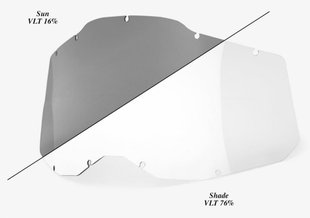 Линза к маске Ride 100% RC2/AC2/ST2 Replacement Lens - Photochromic, Photochromic Lens