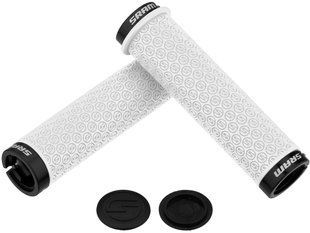Гріпси SRAM DH Silicone Locking Grips White with Double Clamps & End Plugs