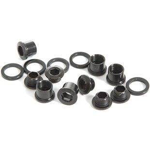 Бонки SRAM chainring bolt kit 5x1 M8.5x7 / M8.5x5 steel black / 2mm spacers qty 5