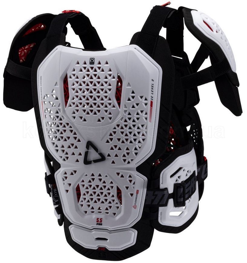 Защита тела LEATT 5.5 PRO EVO Chest Protector [White], L/XL