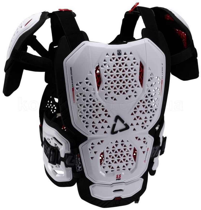 Защита тела LEATT 5.5 PRO EVO Chest Protector [White], L/XL