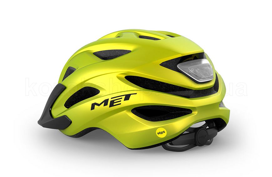 Шлем MET Crossover Mips CE Lime Yellow Metallic | Matt XL (60-64)