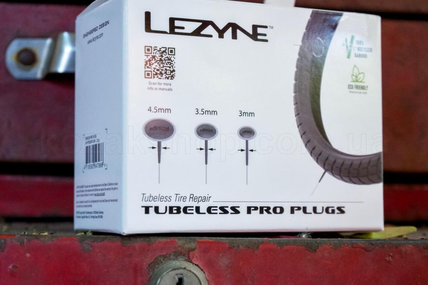 Ремкомплект для безкамерних покришок LEZYNE TUBELESS PRO PLUGS