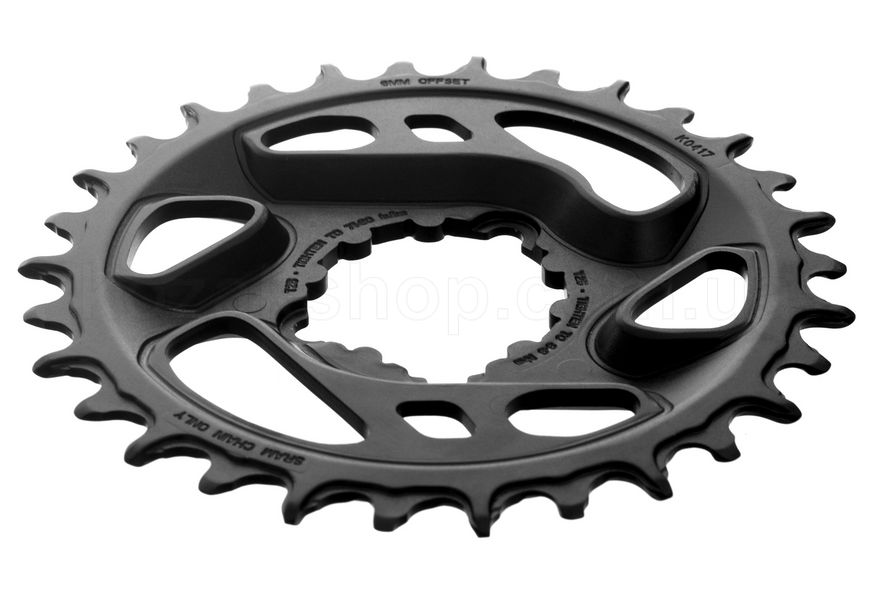 Зірка SRAM X-Sync 2 32T Direct Mount 6mm Offset Cold Forged Aluminum Black
