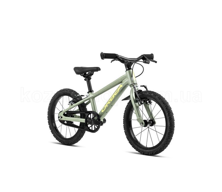Дитячий велосипед ORBEA MX 16 [Metallic Green Artichoke (Matt) - Yellow (Matt)]