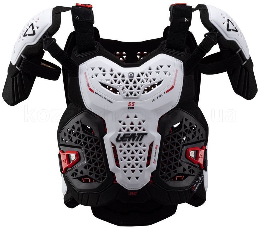 Защита тела LEATT 5.5 PRO EVO Chest Protector [White], L/XL