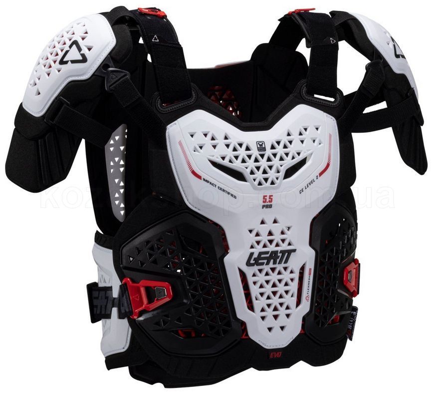 Защита тела LEATT 5.5 PRO EVO Chest Protector [White], L/XL