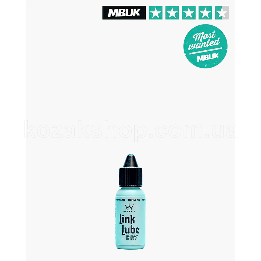 Мастило для ланцюга Peaty's LinkLube Dry, 15ml