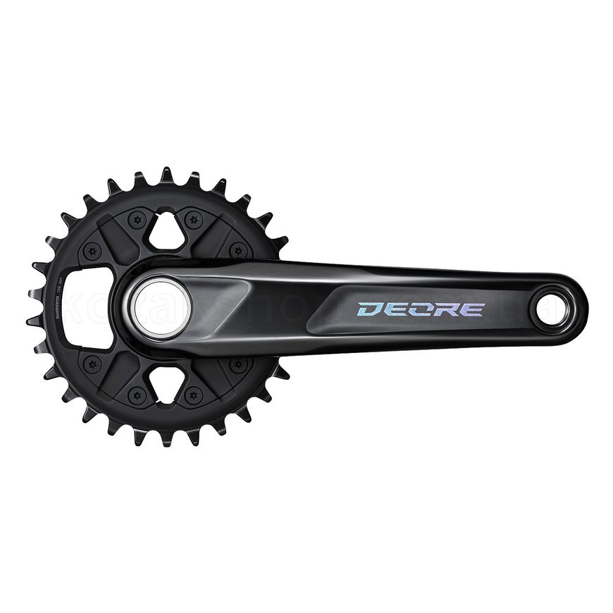 Шатуны Shimano FC-M6120-1 DEORE, 175мм, 30T 12-sp