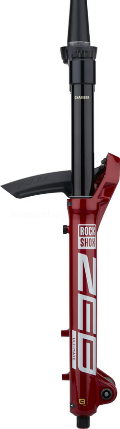 Вилка RockShox ZEB Ultimate CHARGER 3.1 RC2 - Crown 27.5" Boost&trade; 15x110 170mm Red Alum Str Tpr Sm CrownOD 44offset Debonair (Inc. Bolt on Fender,2 Btm Tokens, Star nut, Maxle Stealth) A3