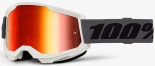 Маска 100% STRATA 2 Goggle [Grey], Mirror Red Lens